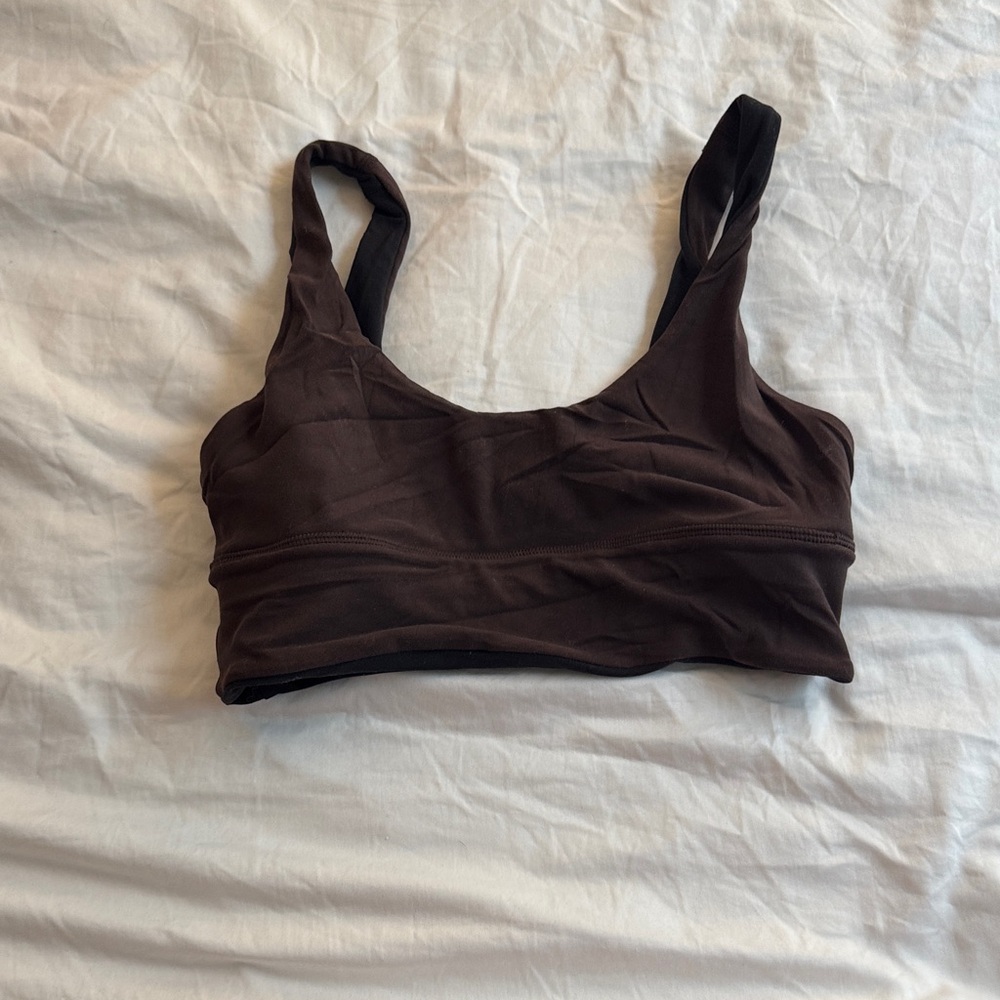 Lululemon Athletica Dark Brown Sports Bra
